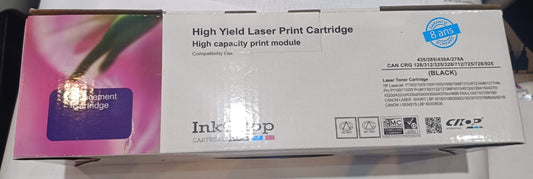 Cartouche de Toner Noir Haute Capacité – Compatible HP & Canon (CRG 128 / 725 / 728 / 925)